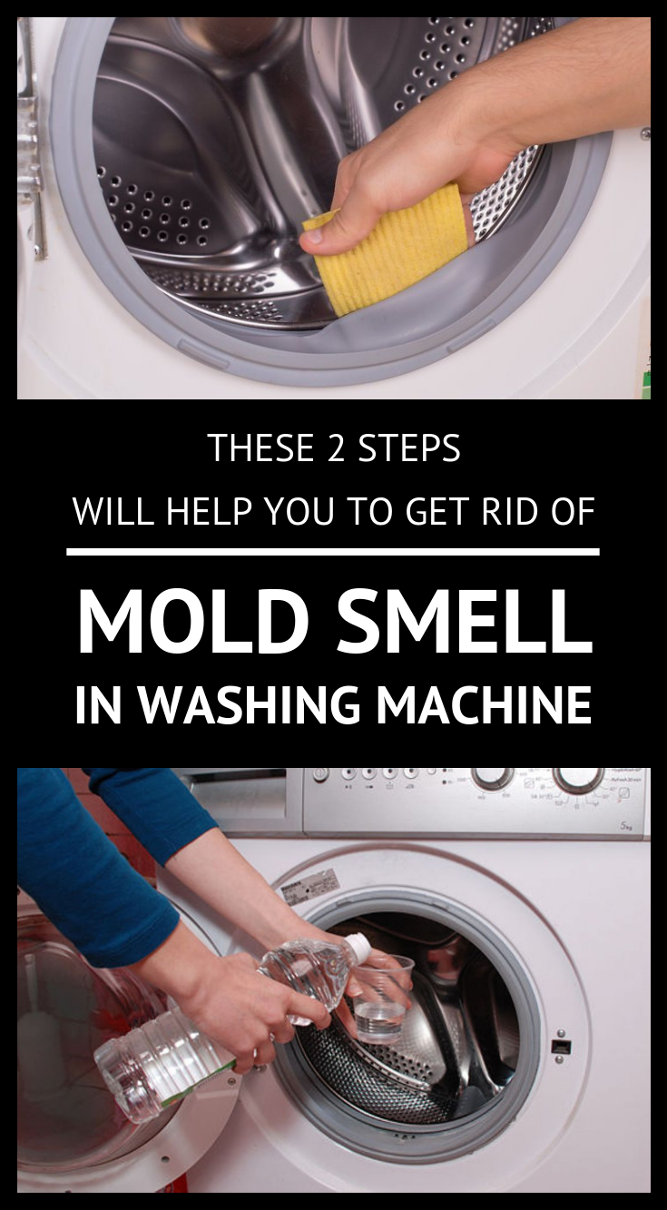 how to clean moldy smell from washing machine