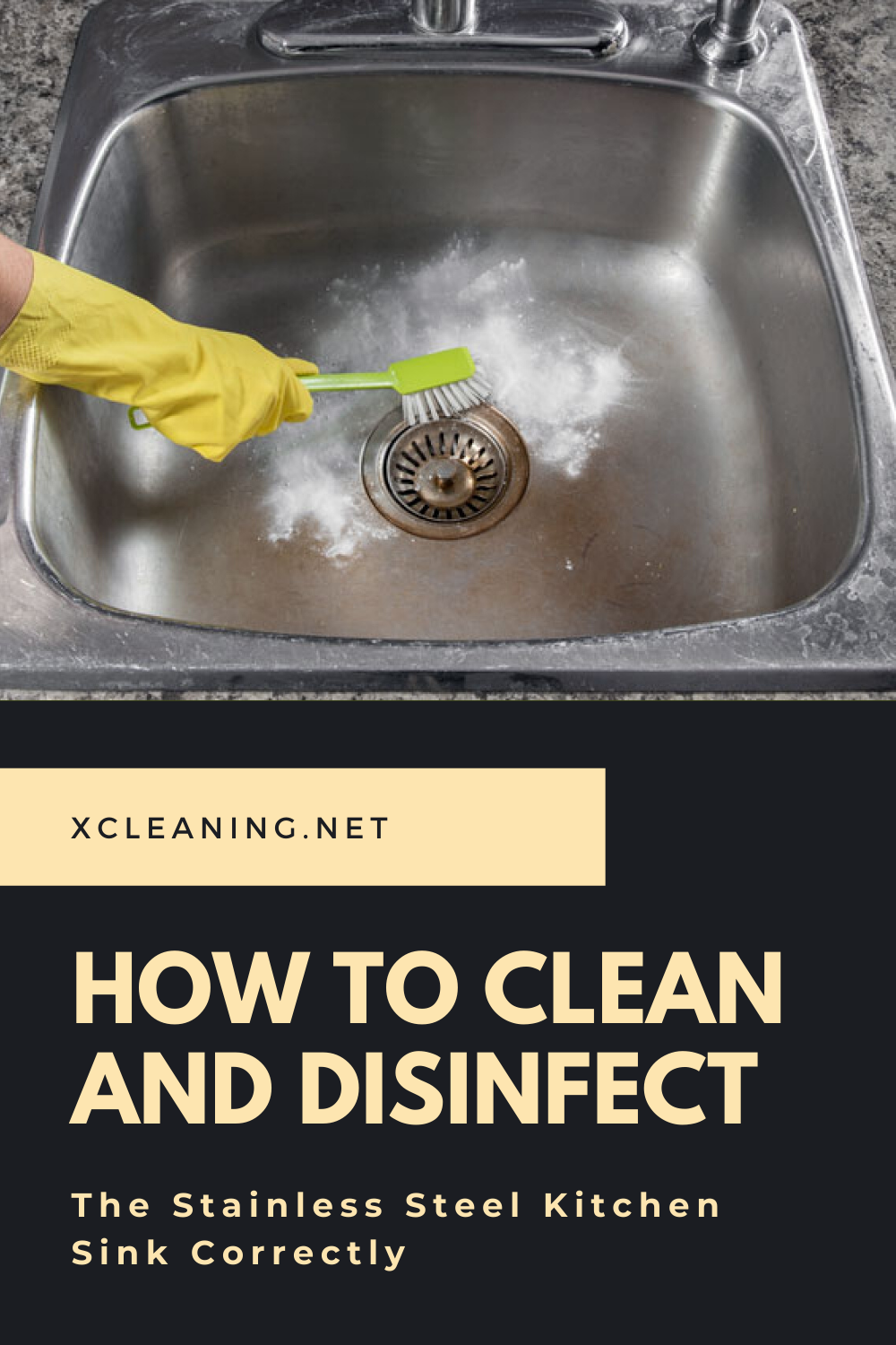 how to clean acid stains from stainless steel sink
