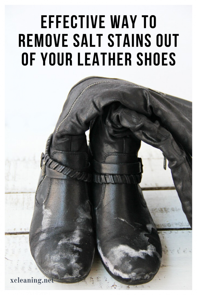 how do you get salt stains out of leather boots