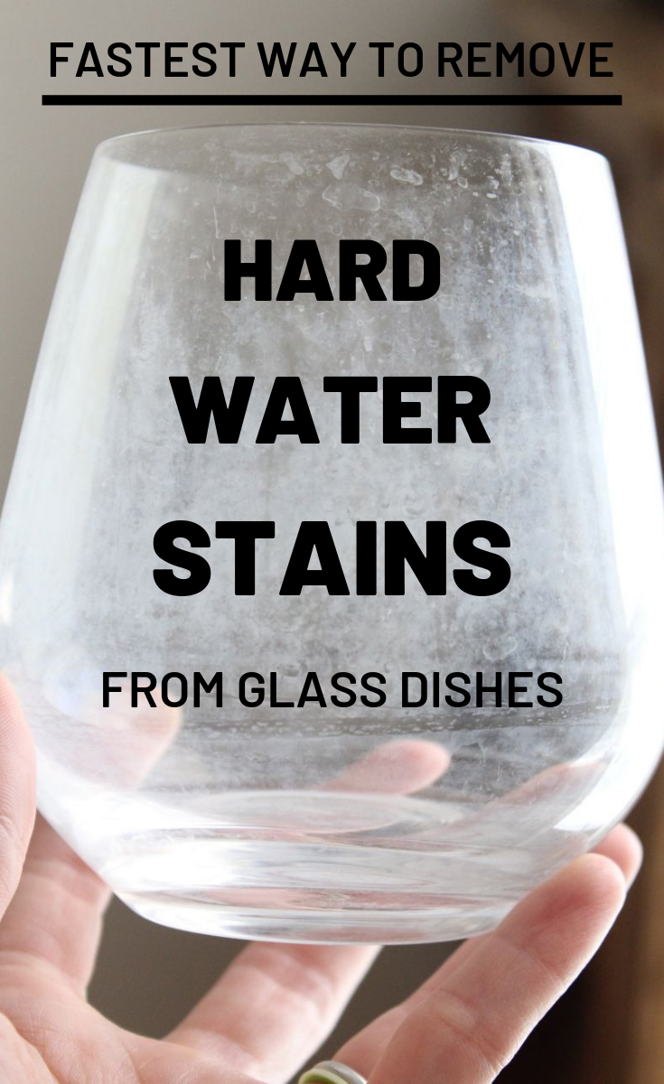 The Fastest Way To Remove Hard Water Stains From Glass Dishes