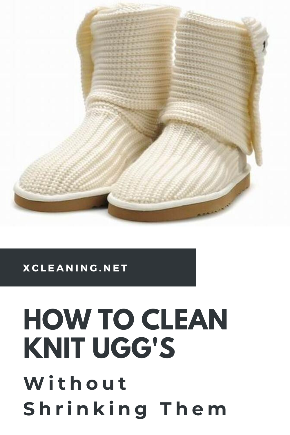 How To Clean Knit UGG's Without 