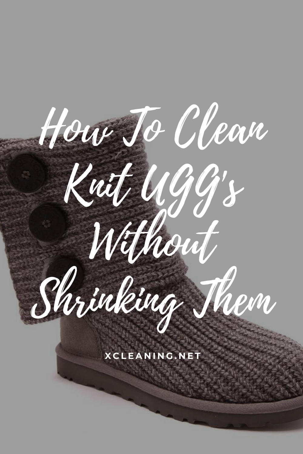 how to wash knit uggs