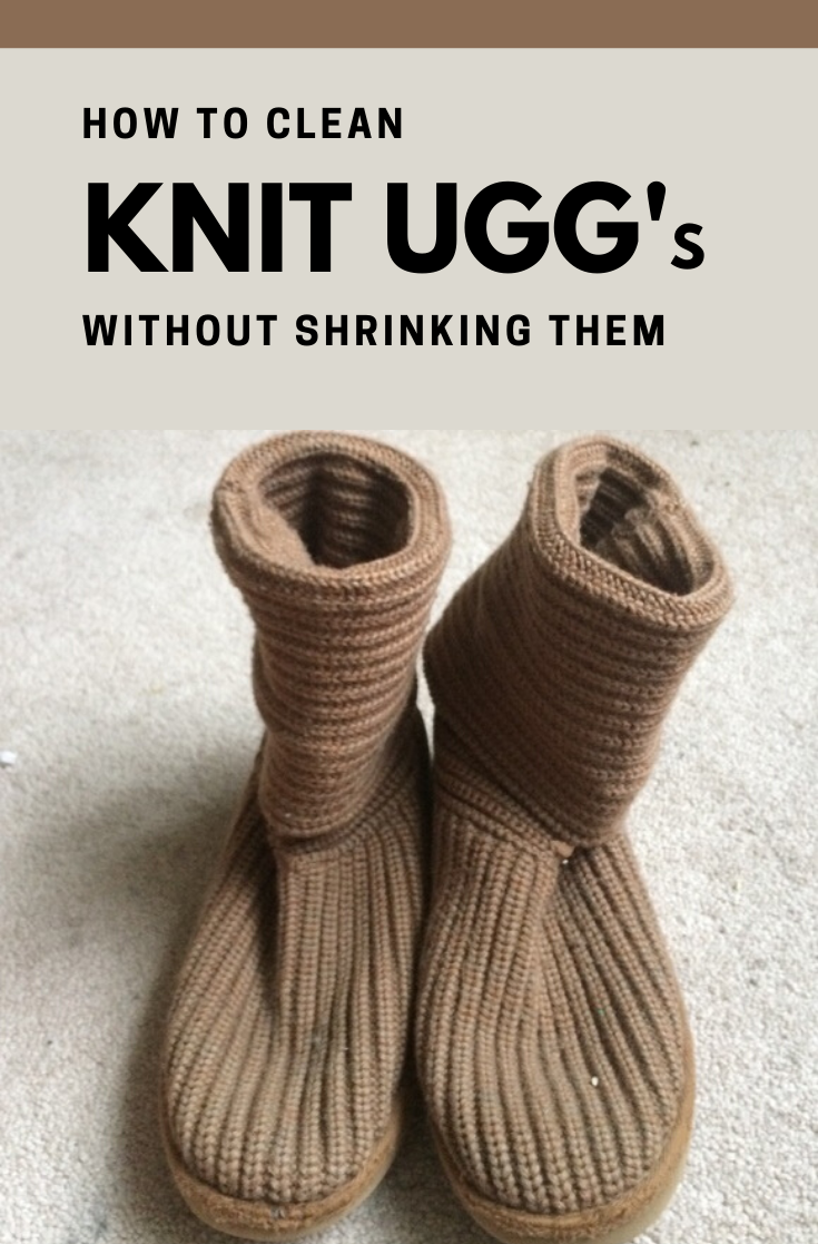 how to clean crochet uggs