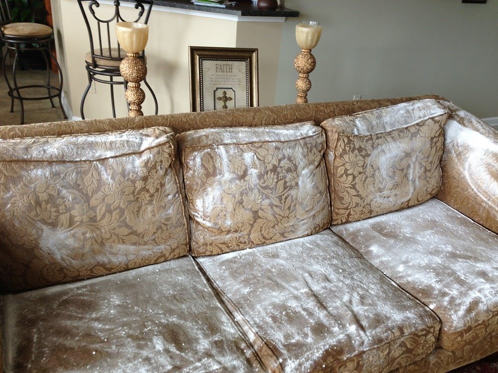 how to clean lounge cushions